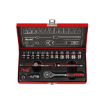 مجموعه بکس 17 عددی 1/4 اینچ مدل RH-2617